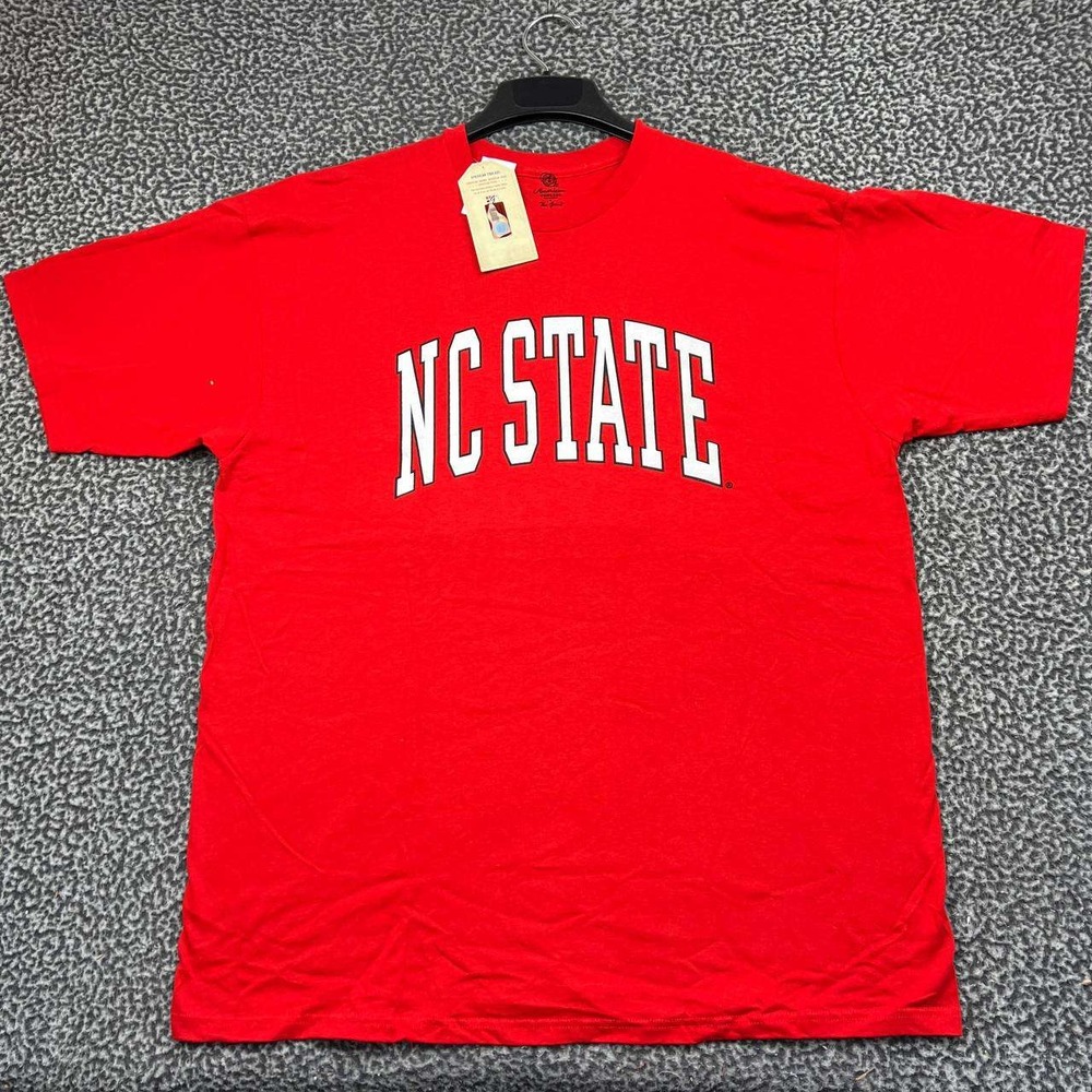 NC State Wolfpack Shirt Men XXL Red American Threads The Game New 2XL